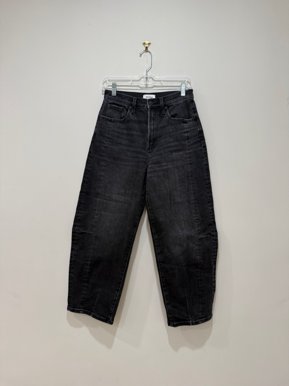 pistola Black Boyfriend Jeans - Relaxed Taper